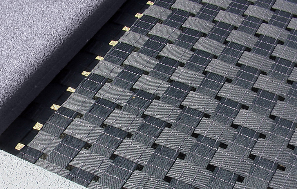 The trampoline surface