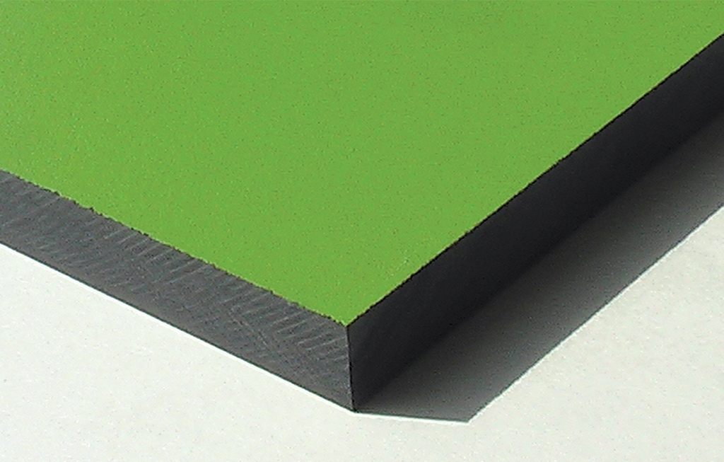 The coloured panels