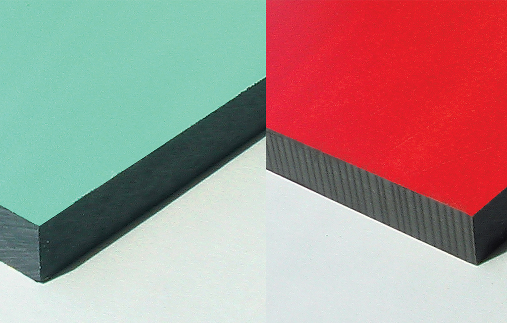 The coloured panels
