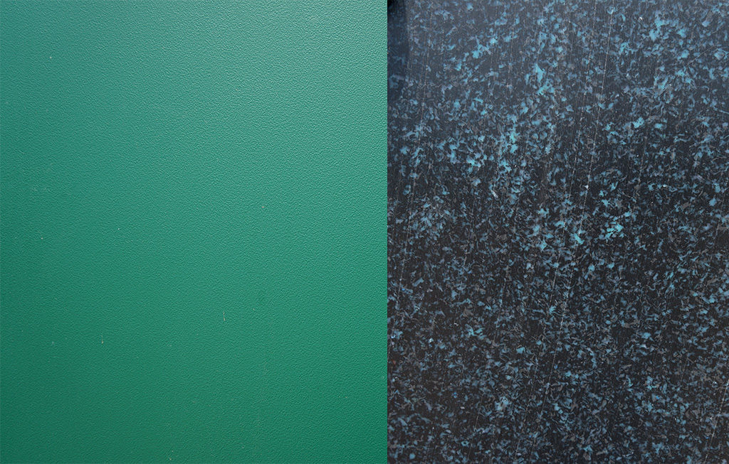 The coloured panels