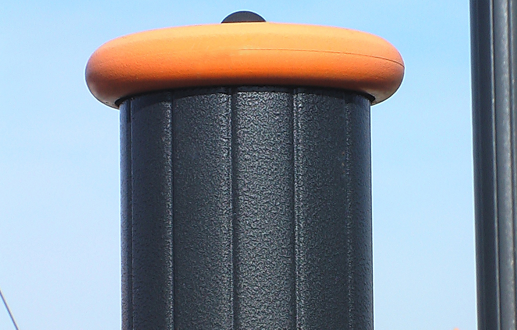 The 125mm diameter post