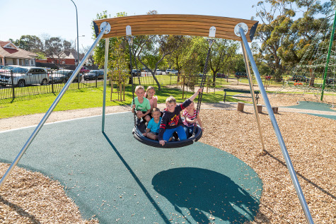 Pod Swing at Princess Elizabeth Play Space