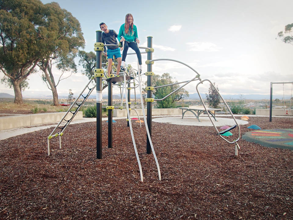 Child playing at Bonner Estate Playground