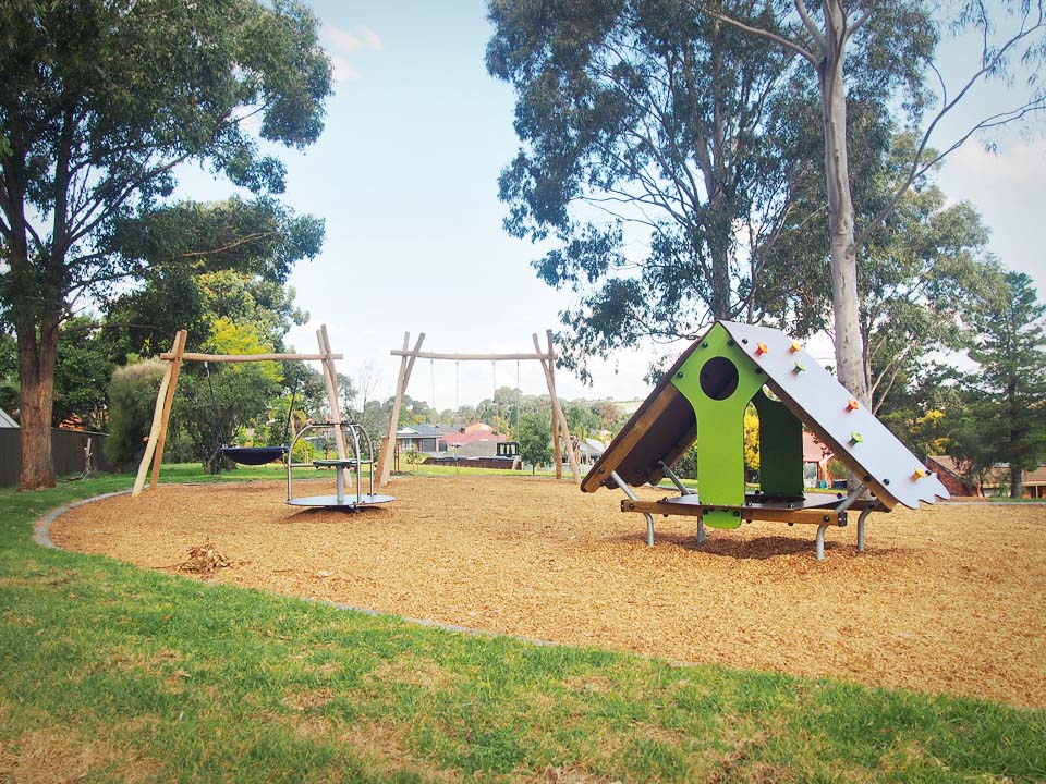 Play house at Castleman Reserve playground