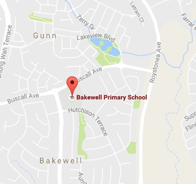Location of Bakewell Primary School