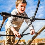 Tower - climbing net at Second Ponds Park