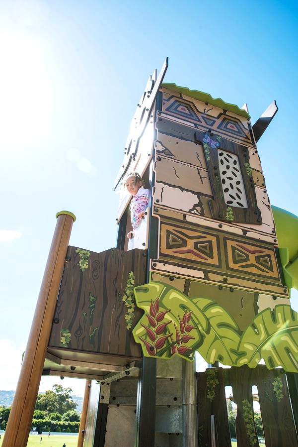 Adventure Tower at hilltop playground