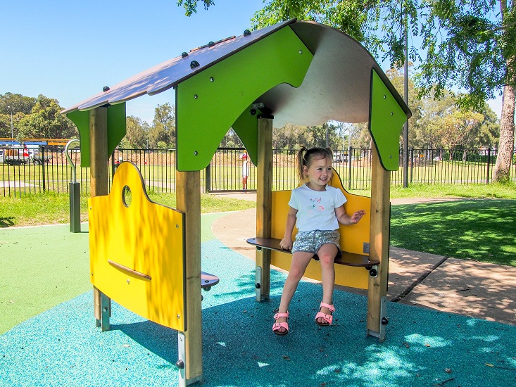Play house at Mona Vale Village Park Playground