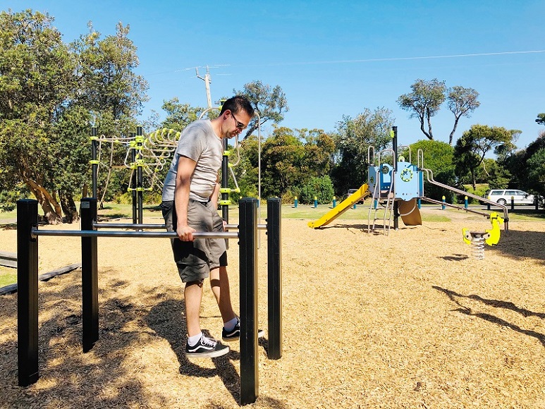 Parallel Bars at Gale St Reserve Playground