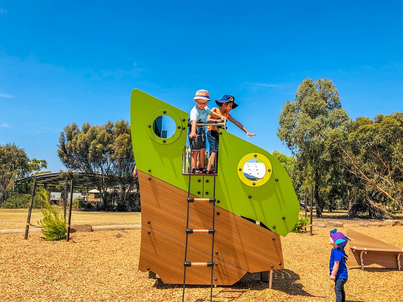 Ship at VR Michael Reserve Playground