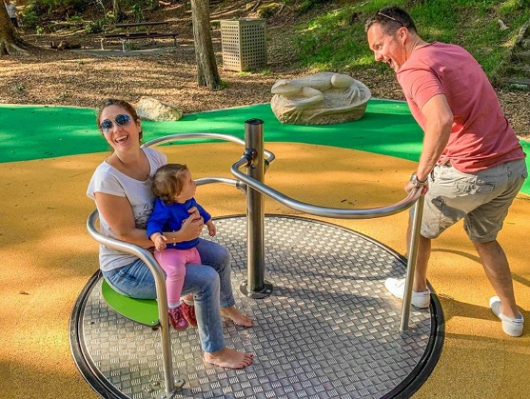 Carousel at Parsley Bay Reserve Playground
