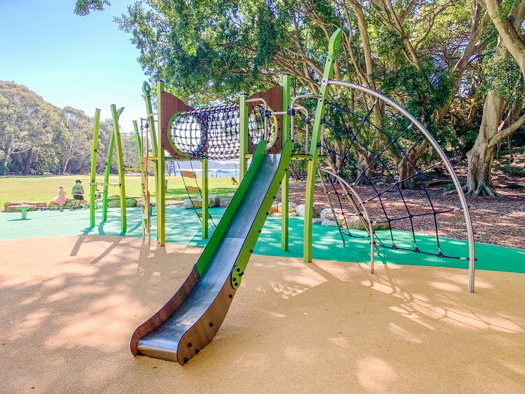 Nature themed play unit at Parsley Bay Reserve Playground