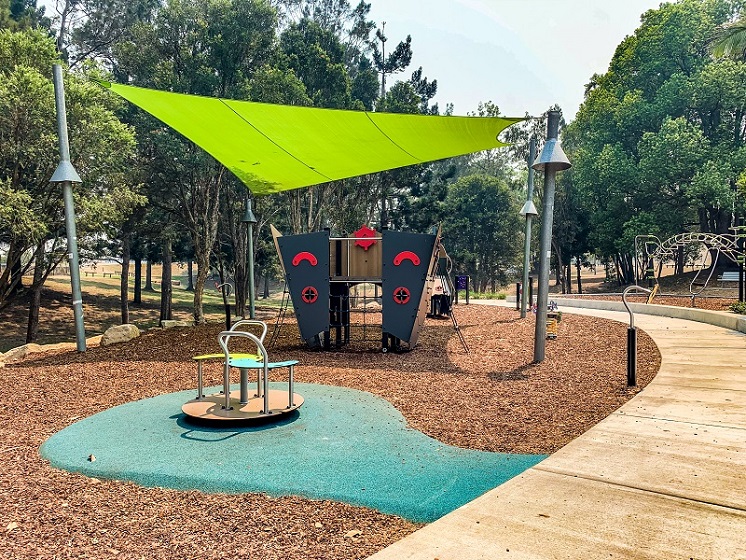 Carousel at Alex Bell Park Inclusive Playspace