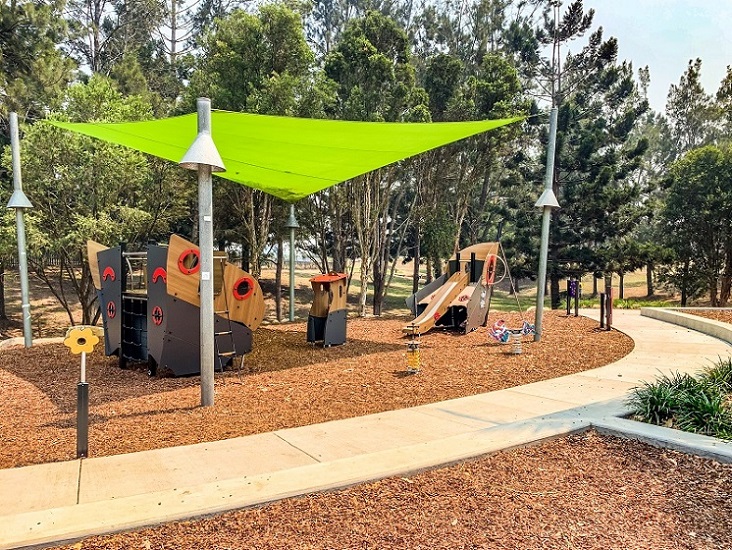 Pirate Ship at Alex Bell Park Inclusive Playspace