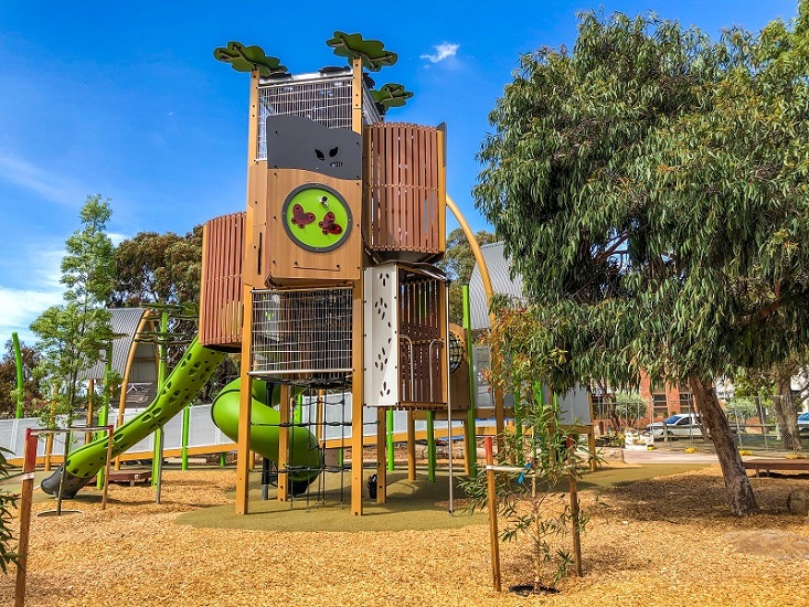 Tree tower at The Lakes Reserve playground