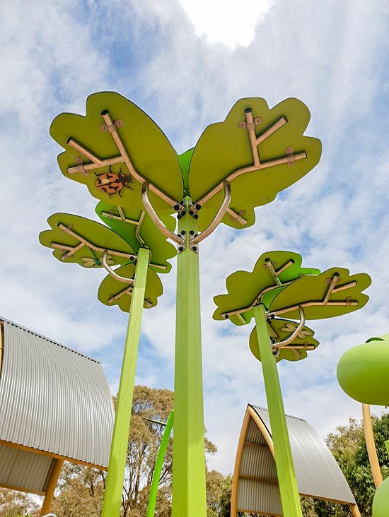 Trees at The Lakes Reserve playground