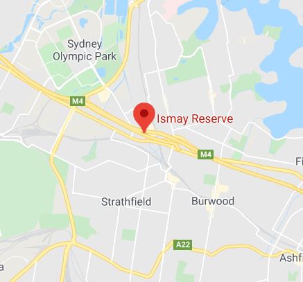 Location of Ismay Reserve Outdoor Fitness