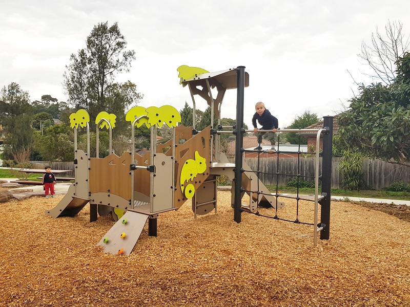 Child playing at Anthony Reserve Playground