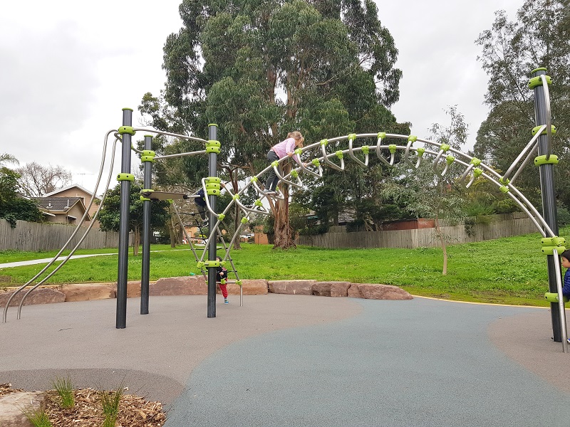 Child playing at Anthony Reserve Playground