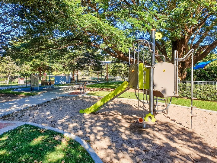 Multiplay at Aplins Weir Rotary Park inclusive playground