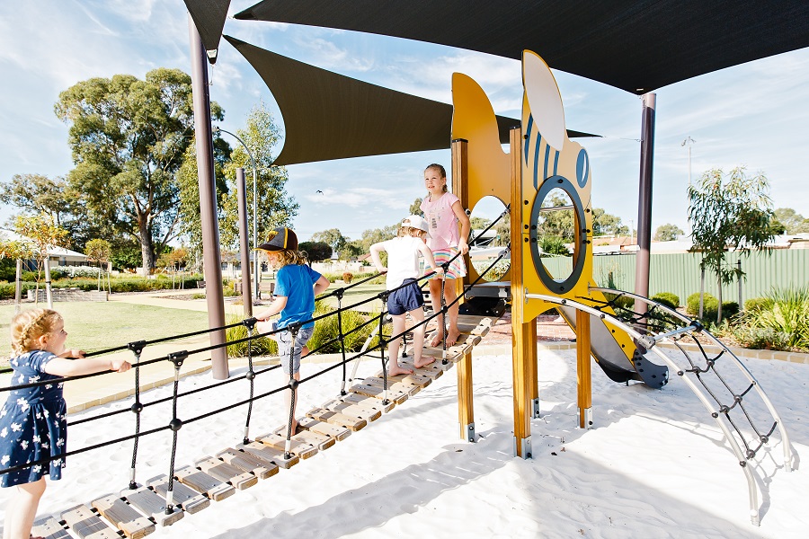 Bee Play unit at Bromley Street Reserve Playground