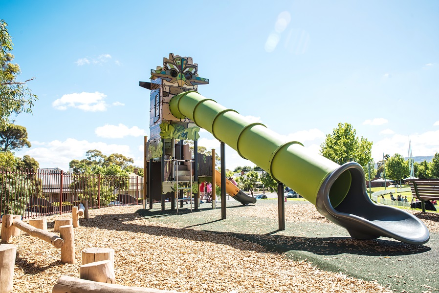 Adventure Tower Amazone at hilltop playground