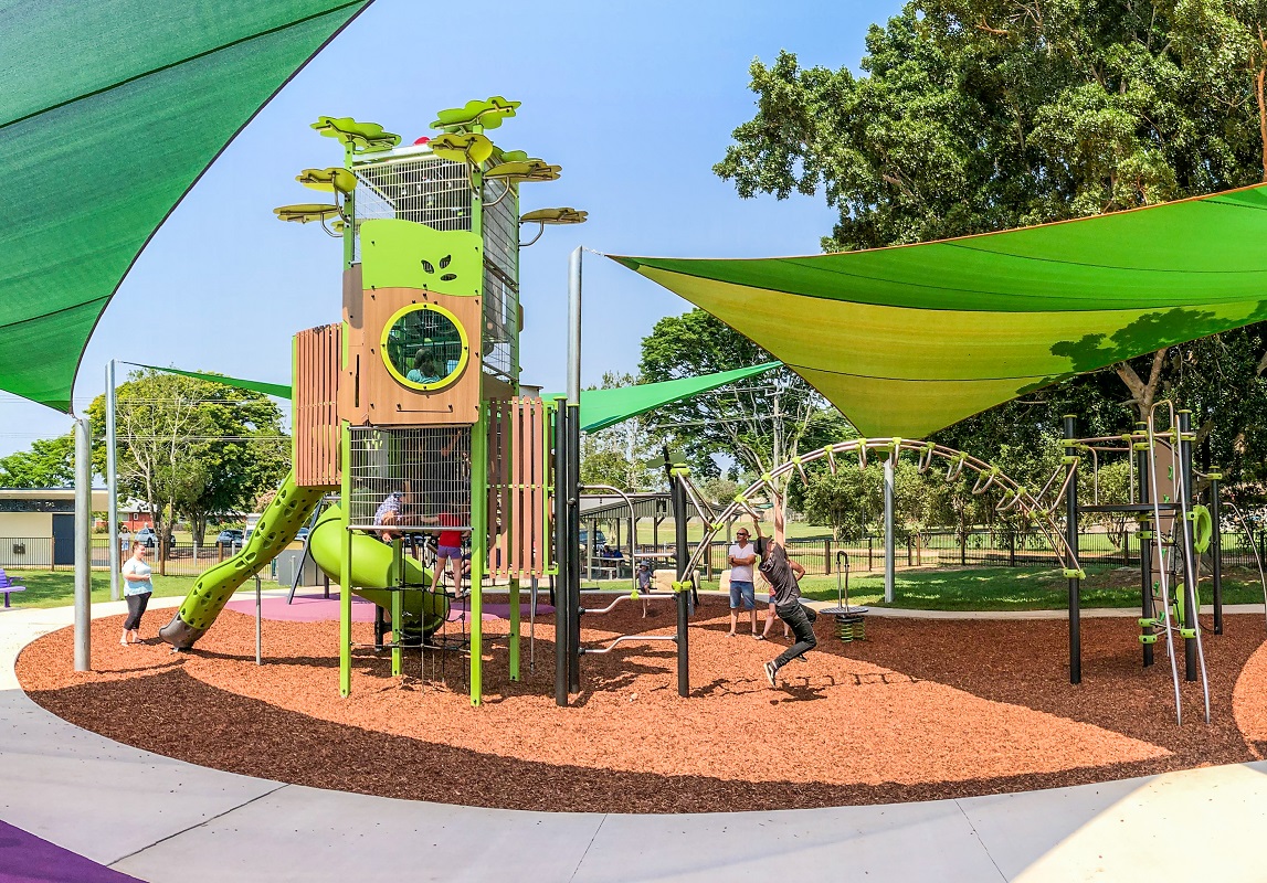 Tree tower at Jacaranda Park Inclusive Playspace