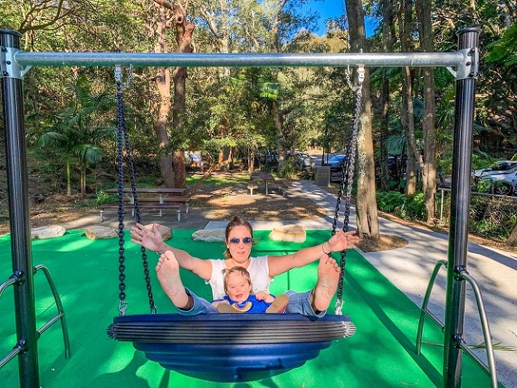 Swing at Parsley Bay Reserve Playground