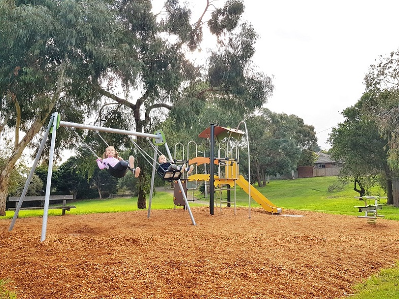 Swing at Rees Street Reserve Playground