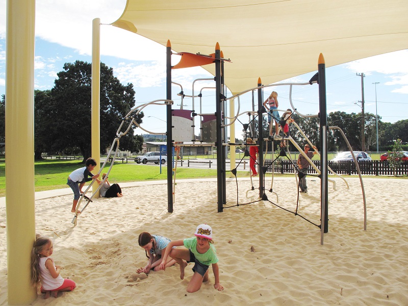 Child playing at Scarborough Park Playground