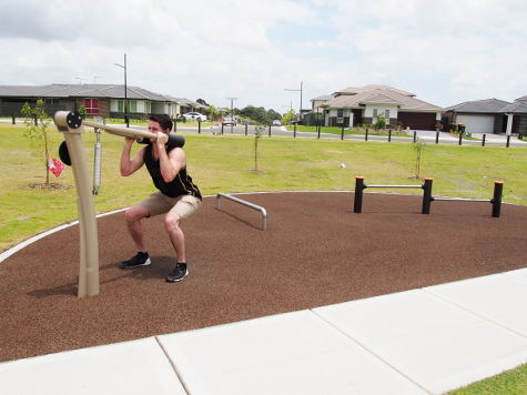 Squat unit at Talloway Fitness Stations