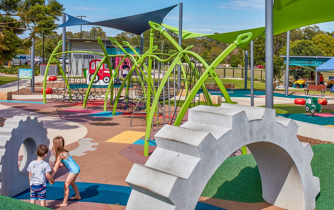 Agricultural-themed playspace