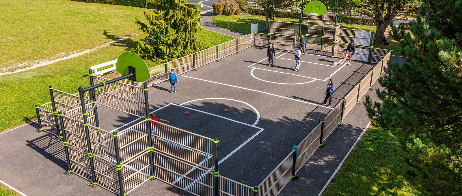 Accessories and fun-sports options to enhance the potential of multi-use games areas