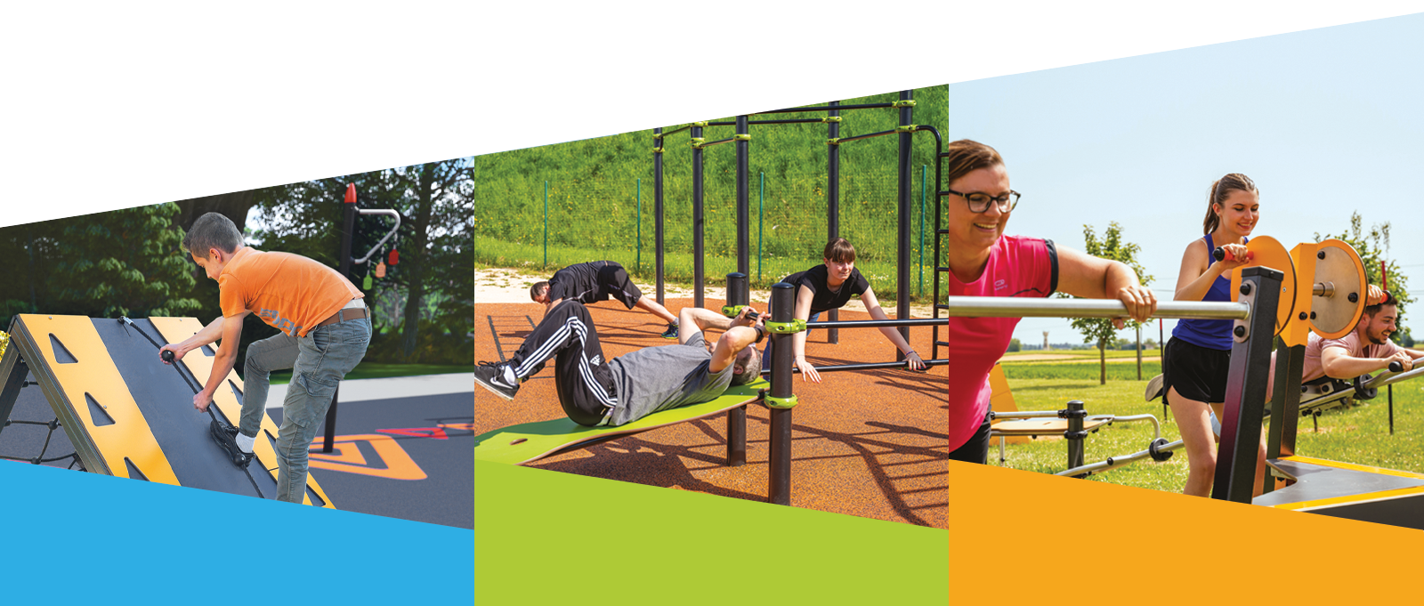 Design fun outdoor fitness areas for everyone