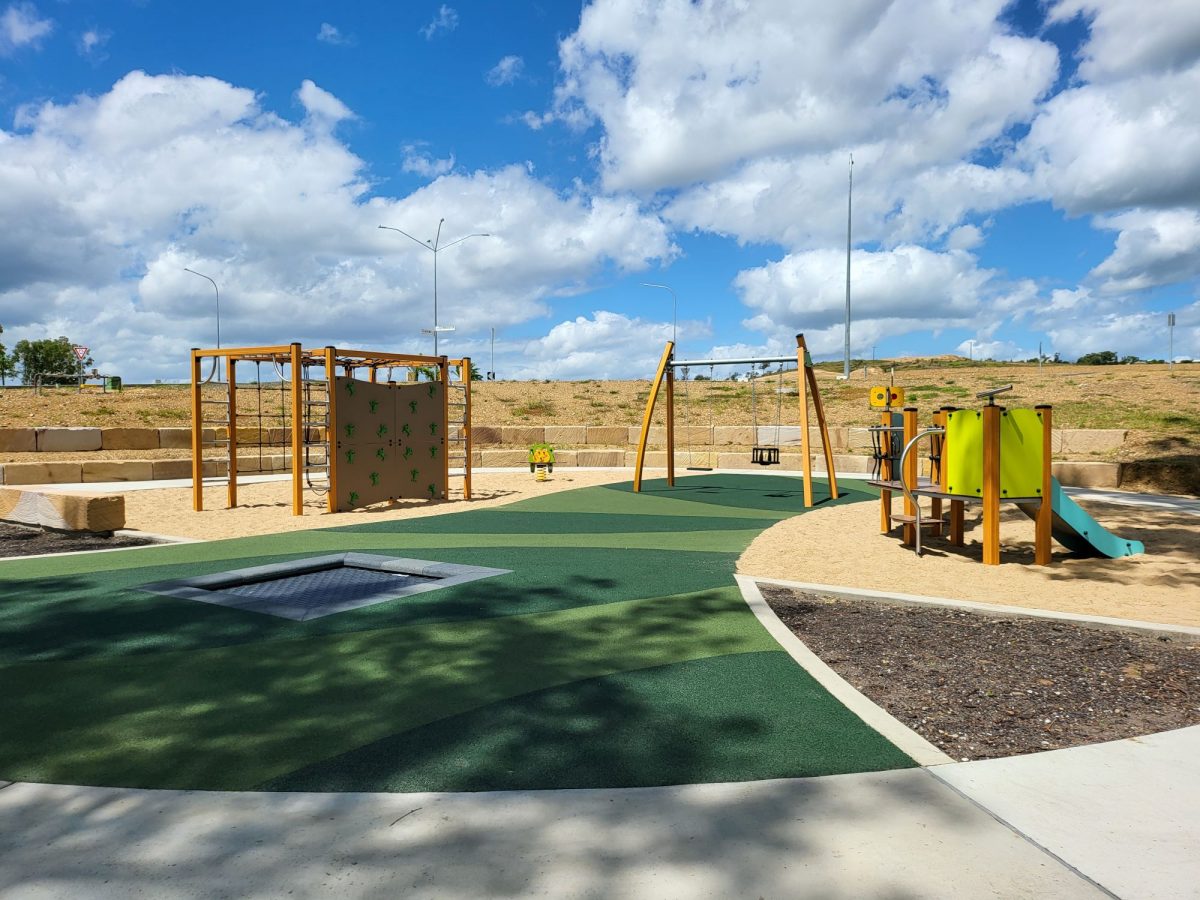 Inclusive Trampoline commercial play item