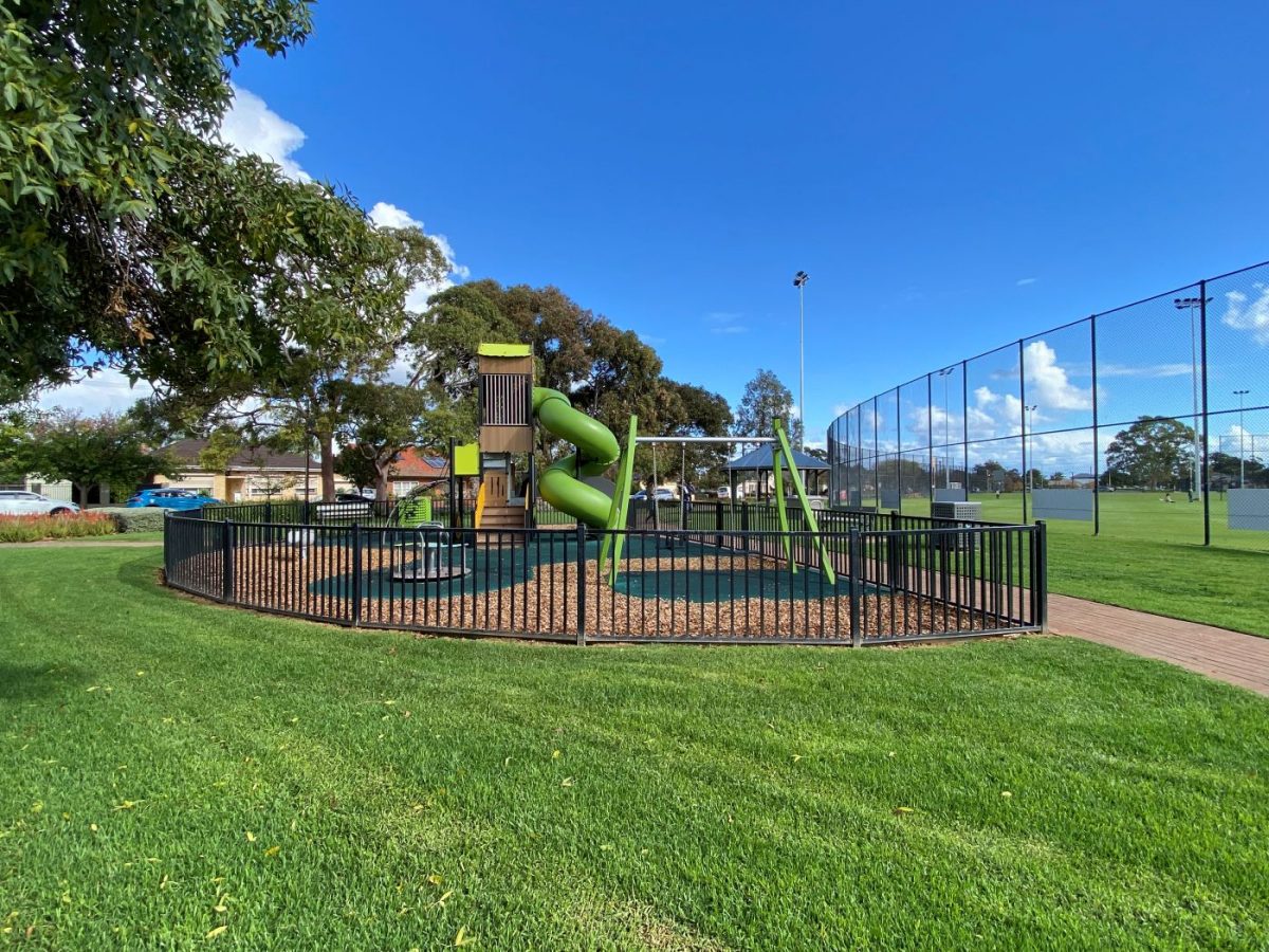 Landscape of playground, West Torrens