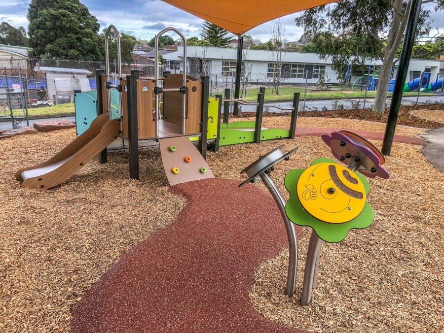 Aurora School inclusive play area