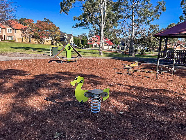Rochester Grove Reserve Playground Seahorse Springer