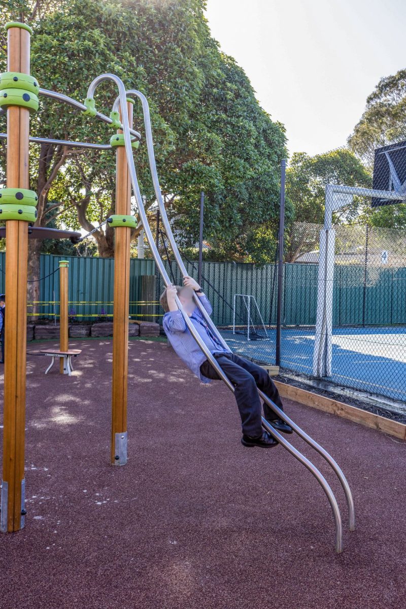 Brighton Grammar Junior School Playground Ixo climbing structure slide