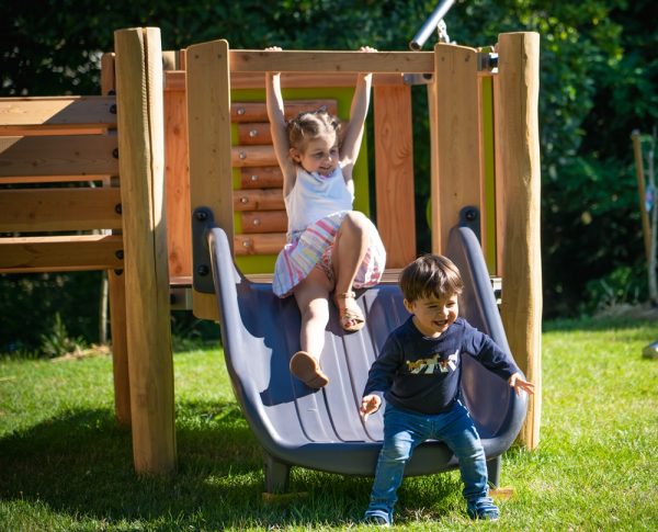 Natural Wood Playground Equipment