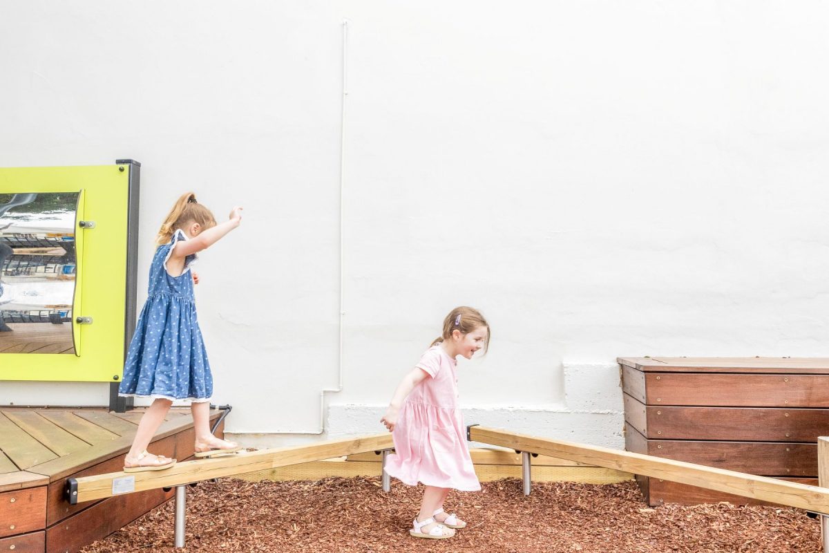 Balance Beam at Spring Street Reserve Toddler Playground