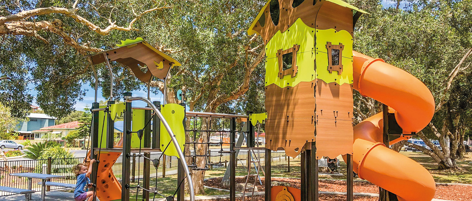 Themed playground equipment