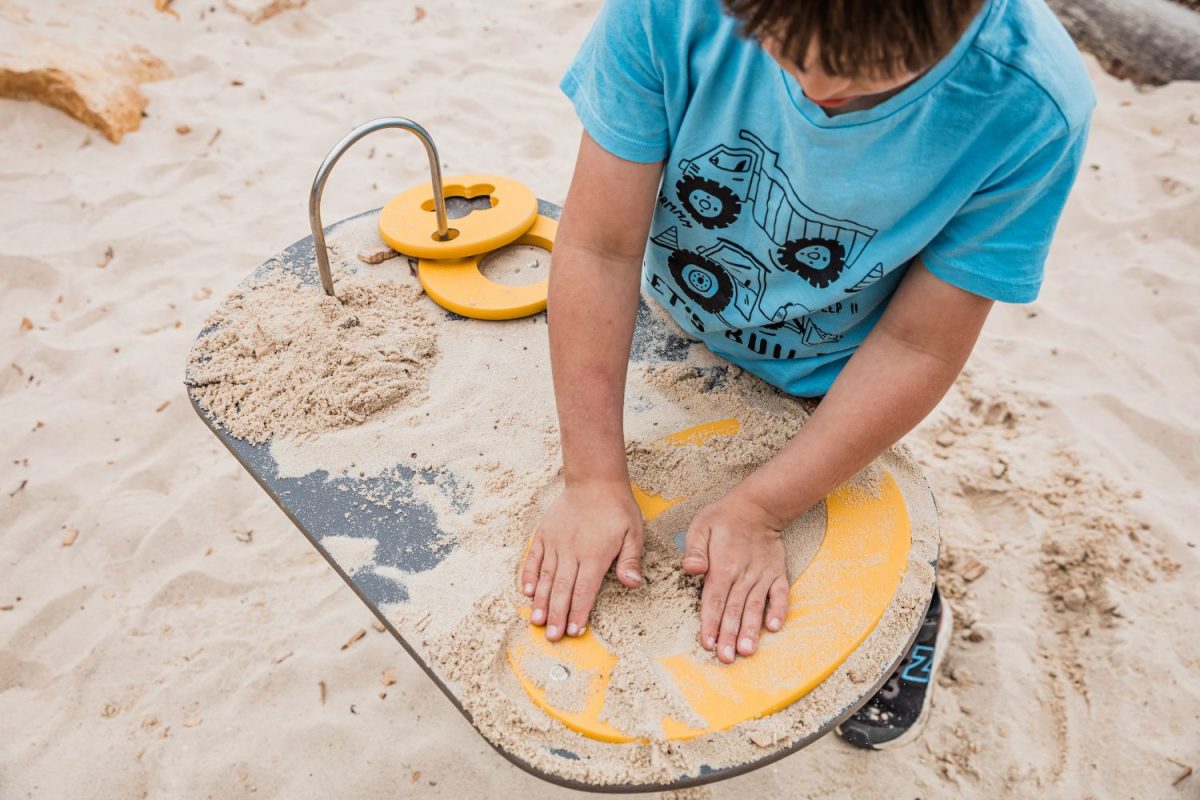 Sand factory play equipment